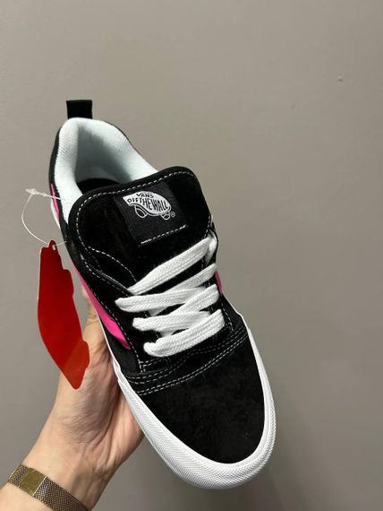 Кросівки Vans Knu Skool Black Pink весна / літо / осінь va12 39 25 см | Зображення 2