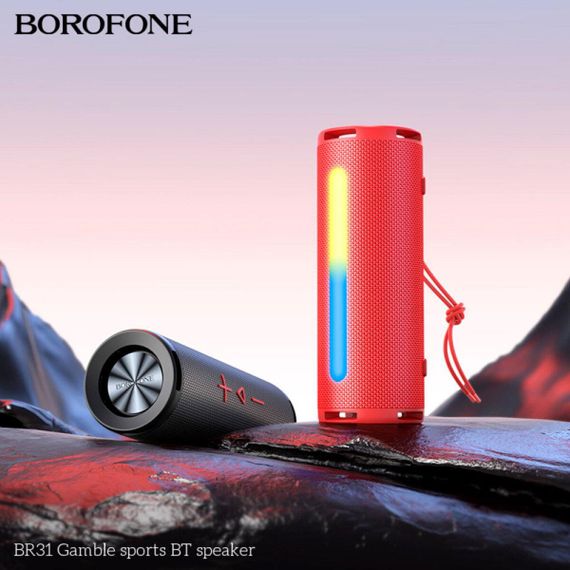 Портативна колонка BOROFONE BR31 Gamble sports BT speaker Red | Зображення 2