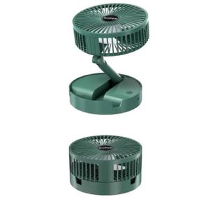 Вентилятор мини аккумуляторный USB  Folding Fan Зеленый