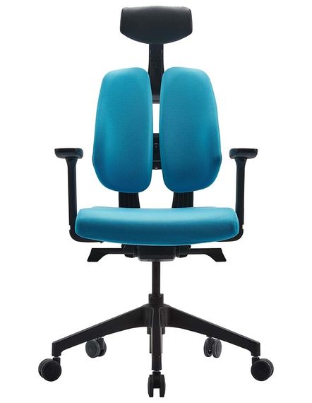 Кресло офисное DUOREST D2 blackblue ортопедическое | Зображення 1