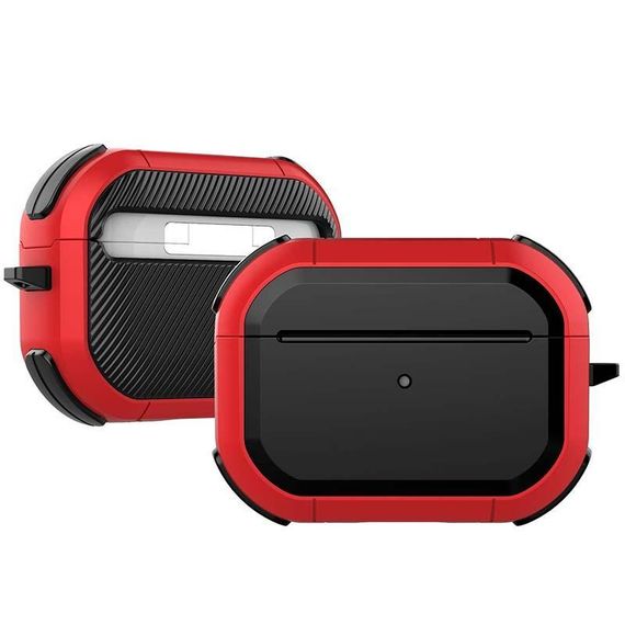 Футляр протиударний Black ed. для навушників Airpods Pro Red