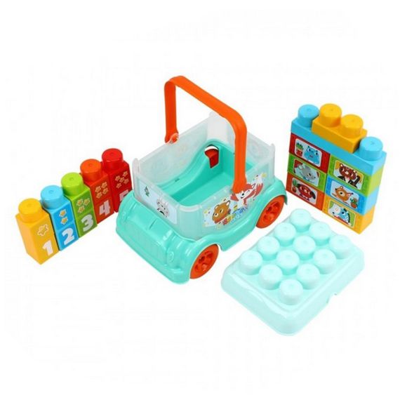 Дитяча іграшка "Автобус-конструктор" 0396TXK(Turquoise) бірюзовий | Зображення 1