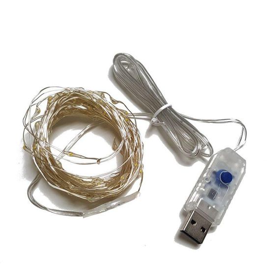 Гірлянда Роса від USB 20м 200LED, Теплий білий (234568488_227) | Зображення 3