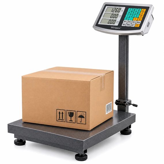 Ваги торговельні Crystal CR-150 до 150 кг • Електронні платформні ваги Crystal CR-150 з акумулятором для торгівлі та складу | Зображення 5
