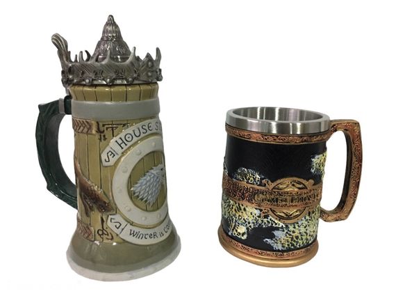 Подарочный набор Кружка Game Of Thrones House Stark Игра Престолов Дом Старков и Кружка Семь Королевств