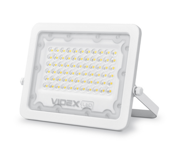 LED Прожектор 50W 5000К 220V білий VL-F2e-505W Videx | Зображення 1