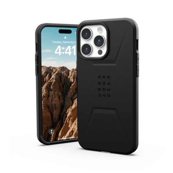 Чохол UAG для Apple iPhone 15 Pro Max Civilian Magsafe, Black (114295114040) | Зображення 1