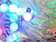 Гирлянда Лампочки 18мм 20 LED 7м переходник