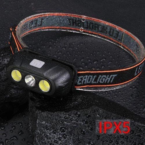 Ліхтар налобний акумуляторний KX-215-LED-2COB, світлодіодний налобний ліхтар для нічних прогулянок | Зображення 2