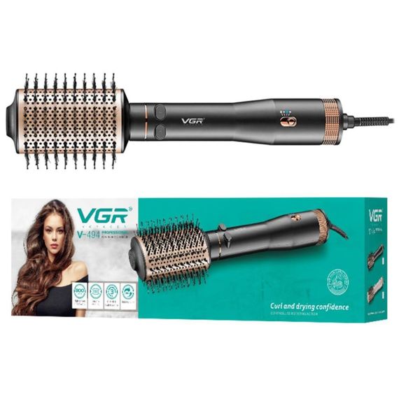 Фен для ломких волос VGR V-494 2200 Вт, Фен профессиональный складной, Портативный фен ML-365 для сушки | Зображення 4