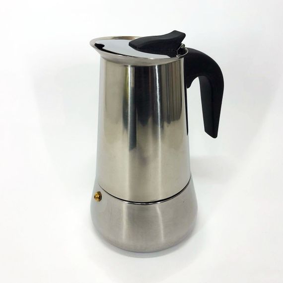 Гейзер 3 чашки UNIQUE UN-1903, Гейзерная кофеварка для электроплиты, Топ гейзерных кофеварок EB-33 | Зображення 1