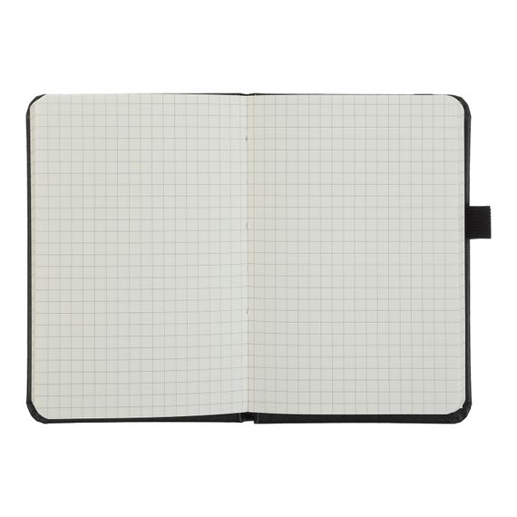 Книга записна ETALON 95*140 96л. BM.296160-02 BUROMAX клітка, обкладинка пок.шкіра, синій (4823078985774) | Зображення 2