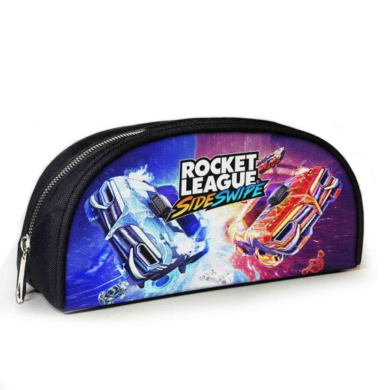 Пенал шкільний з принтом Rocket League 23х10х8 см з принтом для хлопчика (3845)