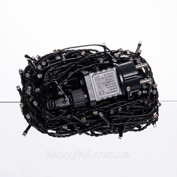 Гірлянда Нитка вулична 30 (м) 300 LED чорний провід Мультиколор CF300L30MBML | Зображення 3