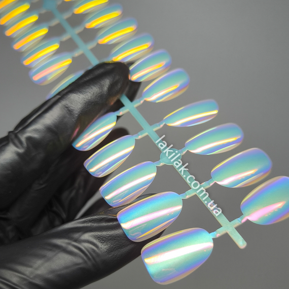 Гелеві тіпси для нарорщення світла Аврора №1 (овал) 30шт | Зображення 2