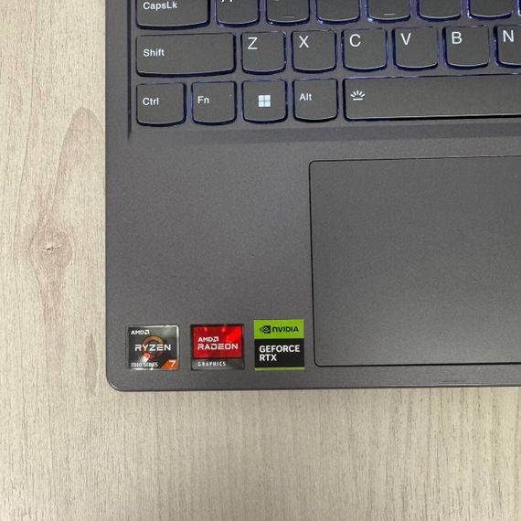 Игровой ноутбук Б-класс Lenovo Legion 5 15ARP8 / 15.6" (2560x1440) IPS / AMD Ryzen 7 7735HS (8 (16) ядер 3.2 - 4.75 GHz) / 16 GB DDR5 / 512 GB SSD / nVidia GeForce RTX 4060, 8 GB GDDR6, 128-bit / WebCam б/у | Зображення 2