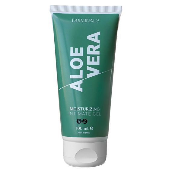 Лубрикант на водній основі Driminals Aloe Vera для чутливої шкіри, 100 мл Sex Aura