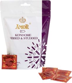 Презервативи - Amor Ribbed & Studded, 50 шт. sexstyle