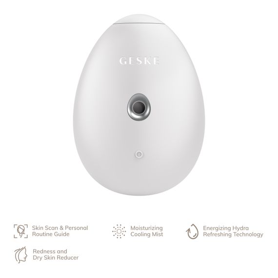 Електронний освіжувач для зволоження обличчя GESKE Facial Hydration Refresher 4в1 white | Зображення 1