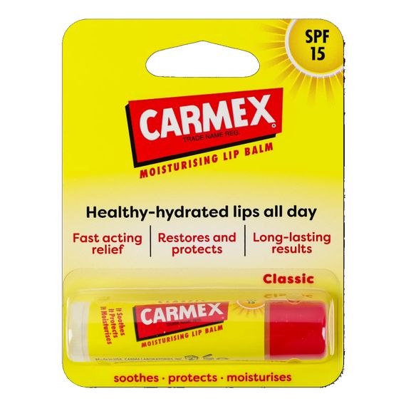 Бальзам для губ Carmex Moisturising Lip Balm Stick SPF 15 - Classic (4.25 g) | Зображення 1