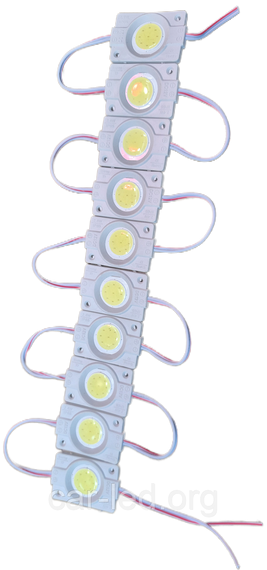 Світлодіодний модуль BRT COB 2.4W круглий 6500K, 12В, IP65 білий | Зображення 3