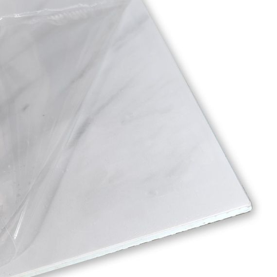 Декоративная ПВХ плита белый мрамор 600*600*3mm (S) SW-00001620 | Зображення 4