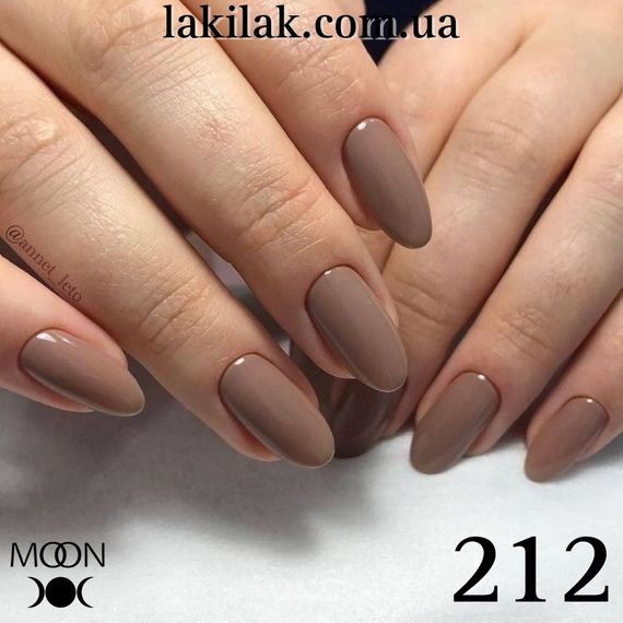 Гель-лак Moon Full №212 лісовий горіх 8мл