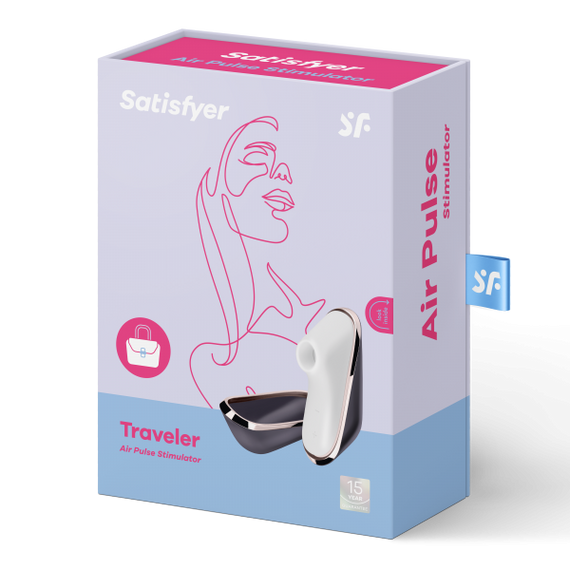 Вакуумный клиторальный стимулятор SATISFYER PRO TRAVELER для путешествий sexstyle | Зображення 2