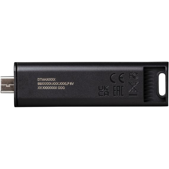 USB флеш накопичувач Kingston USB-накопичувач 1TB DataTraveler Max USB 3.2 Gen 2 Type-C Black (DTMAX/1TB) | Зображення 6