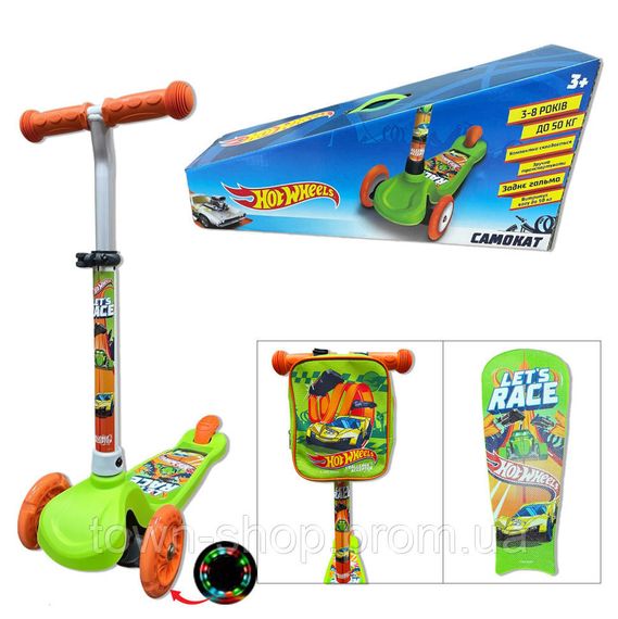 Самокат детский 3-х колёсный LS2115 (RL7T) Hot Wheels