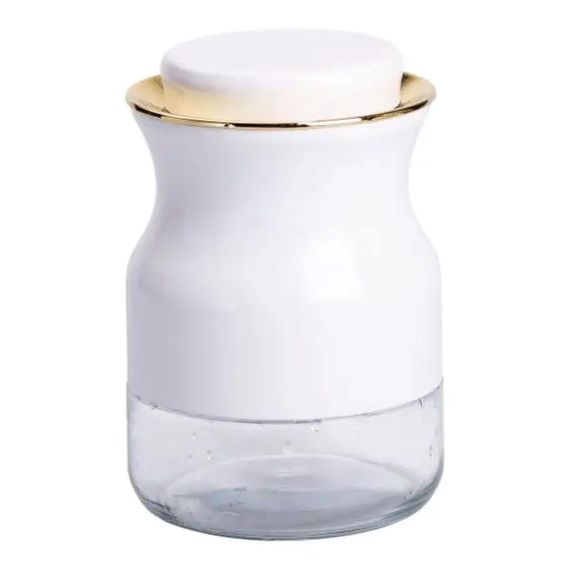 Набір для спецій на підставці з пляшками для олії та оцту 8 предметів Білий HP-1360W | Зображення 6