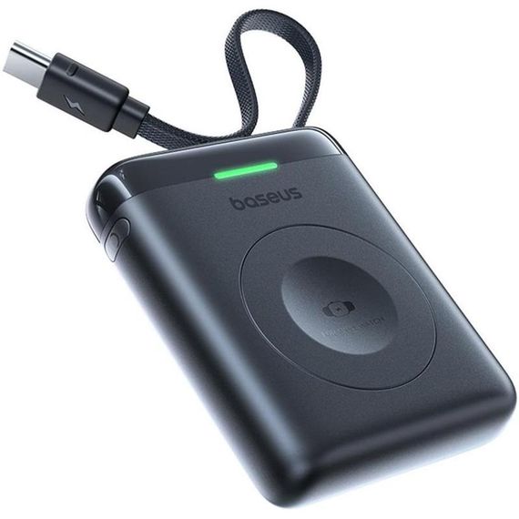 Портативний ЗП Power Bank Baseus EnerFill FW11 for Apple Watch 5W 1640 mAh (E02053) Midnight | Зображення 1