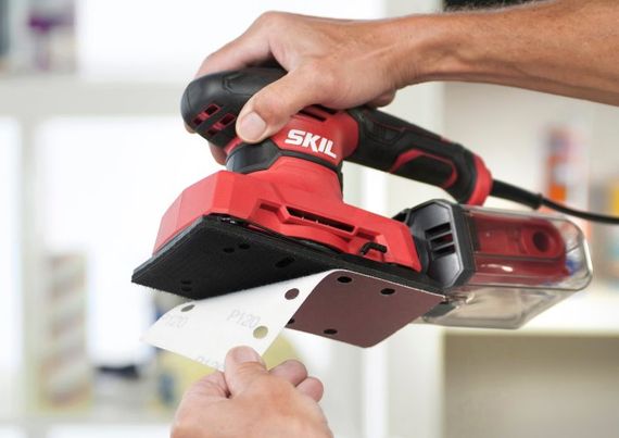 Вібраційна мережева шліфувальна машина 280Вт SKIL 7362 AA 11071100101 (SR1E7362AA) | Зображення 8