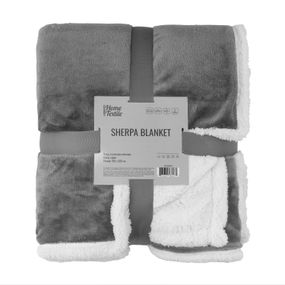 Плед Ardesto Sherpa 160х200см, сірий (ART0203SH)