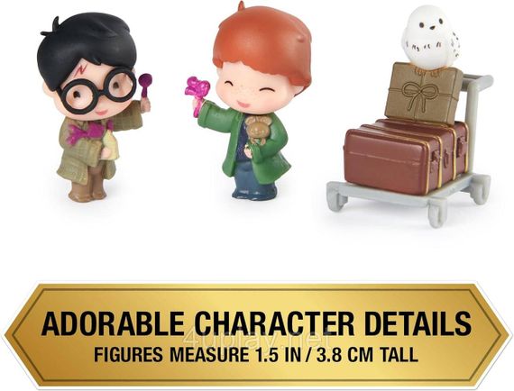 Набір фігурок Гаррі Поттер, Рон Візлі, Гедвіґа Spin Master Wizarding World Harry Potter Micro Magical Moments | Зображення 4