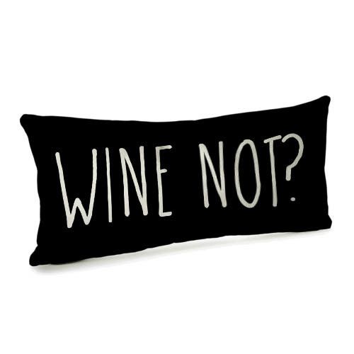 Подушка для дивана бархатная Wine not? 50x24 см (52BP_EX011)