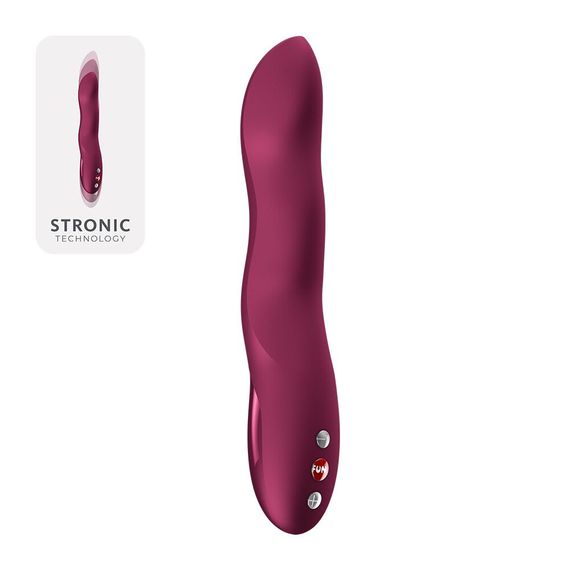 Пульсатор для точки G Fun Factory Stronic Wave Wine Red, Красный | Зображення 4