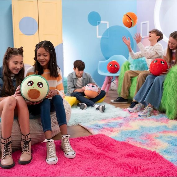 Игровой набор серии «Little Foodies» W2 - Клубника Biggies BIG002-ST надувная игрушка, насос 22см | Зображення 2