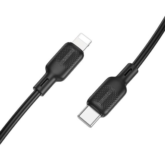 Дата кабель Borofone BX113 Lenny Type-C to Lightning 27W (2m) Black | Зображення 3
