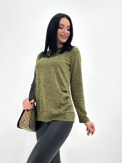 Женская кофта из ангоры-софт GF04197 цвет хаки, размер 50/52