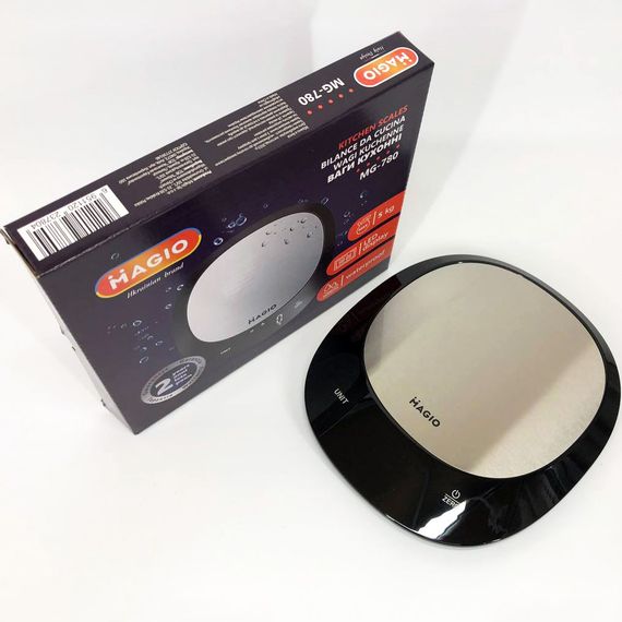 Весы пищевые MAGIO MG-780, Электронные весы для взвешивания предметов Электрические кухонные UX-97 | Зображення 2