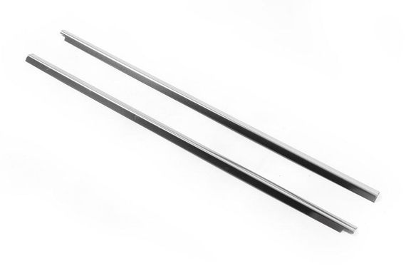 Молдинги стекол (2 шт., нерж) Omsa - Італійська нержавійка для Volkswagen T4 Caravelle/Multivan | Зображення 2