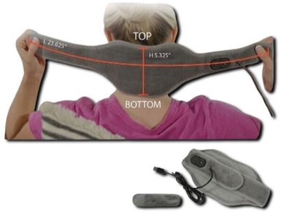 Вібромасажний комір із прогрівом XPRO CALM HEAT MASSAGING NECK WRAP (41515-15951_286)