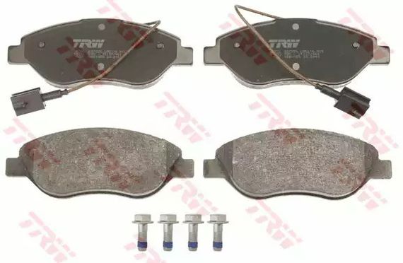 Гальмівні колодки дискові ALFA ROMEO/FIAT/LANCIA Mito/Bravo/Dedra F 08, TRW (GDB1855) | Зображення 1