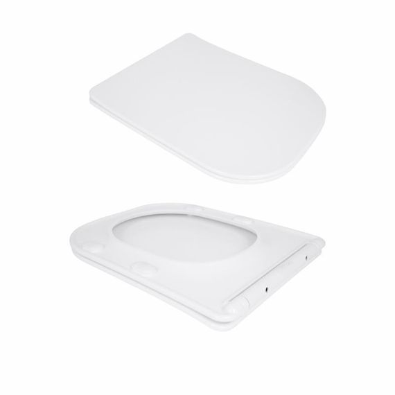 Унітаз підлоговий Qtap Stork Ultra Quiet 630×350×805 мм із сидінням Soft-close, White QTSTO27W49260 | Зображення 7
