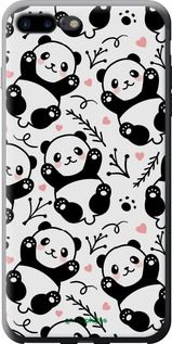 Чохол на iPhone 8 Plus Панди "4318t-1032-2448"