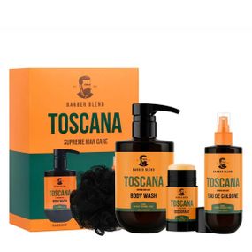 Подарунковий набір чоловічий BARBER BLEND Supreme Man Care - Toscana (500 ml)