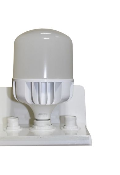 Аккумуляторная LED-лампа AY-914 30W в патрон • Светодиодная лампа с аварийным питанием для дома, дачи, гаража и отключений света | Зображення 3