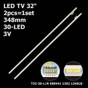 LED підсвітка TV 32" 348mm 3V 74.32T41.001-0-DX T32-30-L T32-30-R 124SLB KDL-32W700 KDL-32W705 2шт.
