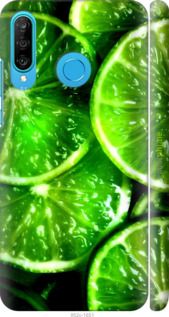 Чохол на Huawei P30 Lite Зелені часточки лимона "852m-1651-2448"